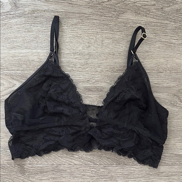Aerie Black Lace Bralette - Picture 2 of 7